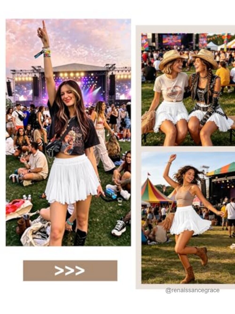 Women's Flowy Boho Ruffle Skorts Pleated High Waist Mini Skirt Shorts